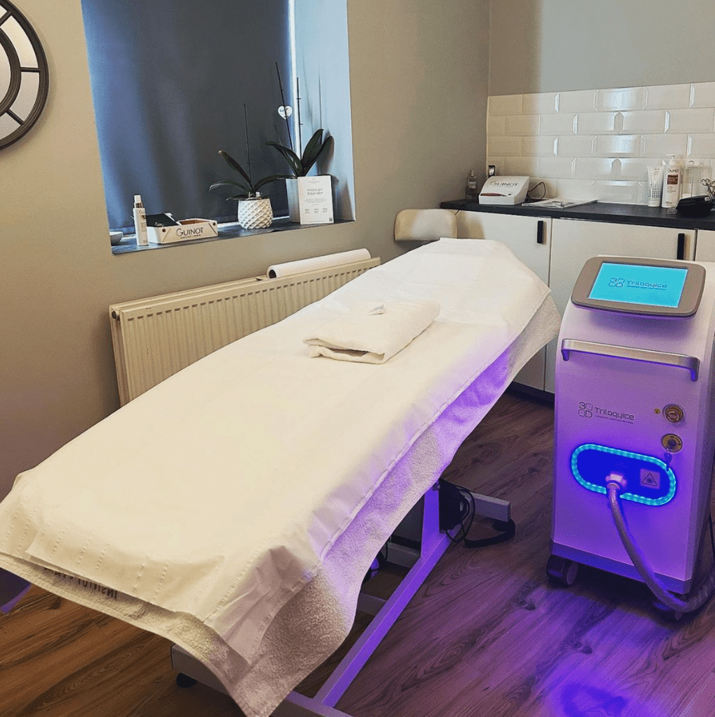 Our laser treatment room.